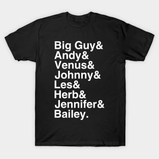 Cincinnati Radio Helvetica List T-Shirt